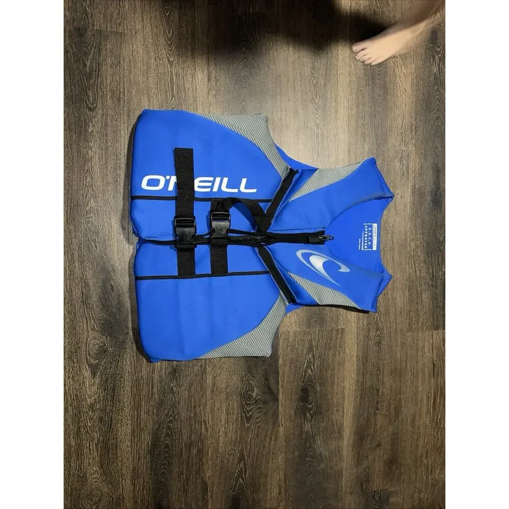 O'Neill Oneill Mens Reactor Uscg Life Vest Pacific/Lunar/Blacksmall Blue XL